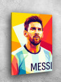 Holstga bosilgan poster &amp;quot;Futbolchi Lionel Messi&amp;quot;