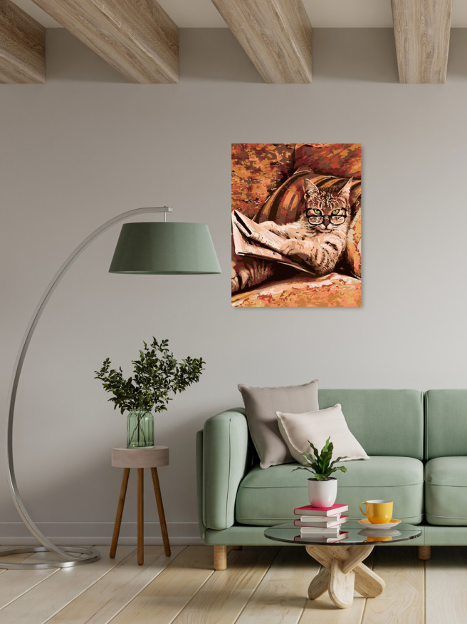 Raqamlar bo&amp;#039;yicha rasm &amp;quot;Gazeta o&amp;#039;qiyatgon pishak&amp;quot;