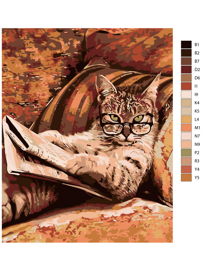 Raqamlar bo&amp;#039;yicha rasm &amp;quot;Gazeta o&amp;#039;qiyatgon pishak&amp;quot;