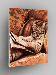 Raqamlar bo&#039;yicha rasm &quot;Gazeta o&#039;qiyatgon pishak&quot;