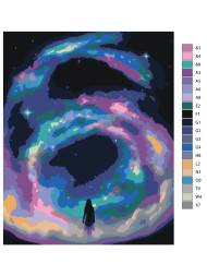 Raqamlar bo&#039;yicha rasm &quot; Cheksizlikka yo&#039;l&quot;