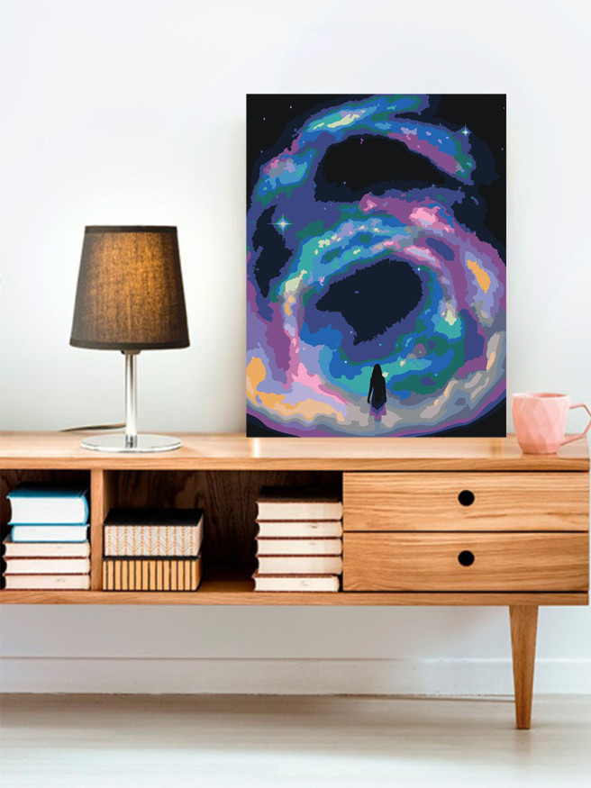 Картина по номерам &amp;quot;Путь в бесконечность&amp;quot;