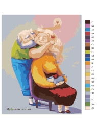 Raqamlar bo&#039;yicha rasm &quot;Qadimgi juftliklar&quot;