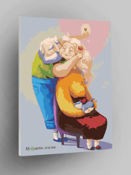 Raqamlar bo&#039;yicha rasm &quot;Qadimgi juftliklar&quot;