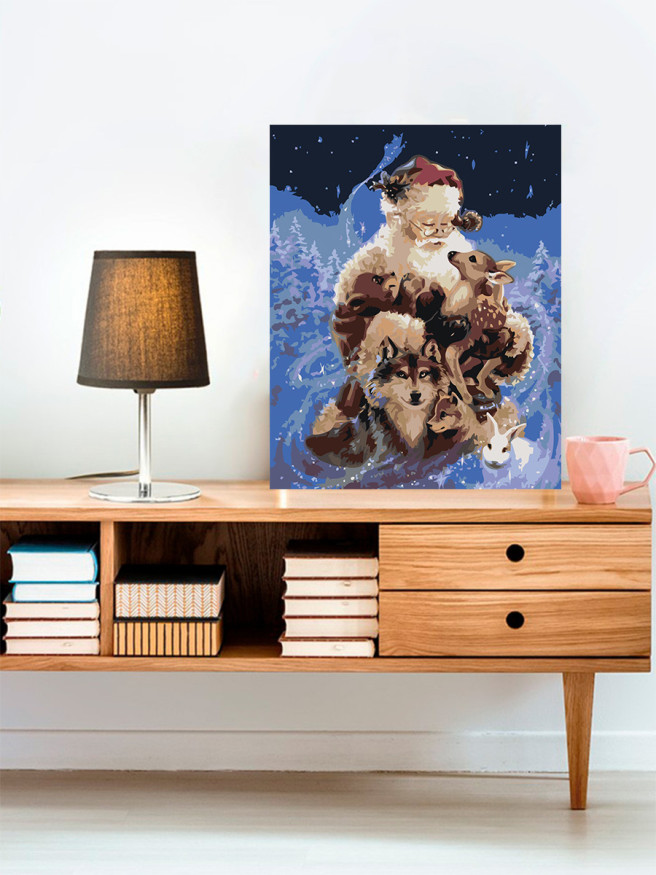 Raqamlar bo&amp;#039;yicha rasm &amp;quot;qor bobo&amp;quot;