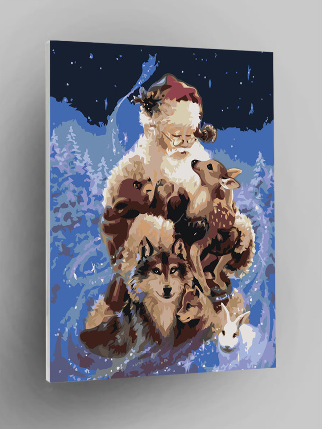 Raqamlar bo&amp;#039;yicha rasm &amp;quot;qor bobo&amp;quot;