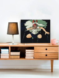 Raqamlar bo'yicha rasm "Jangchi ayol"