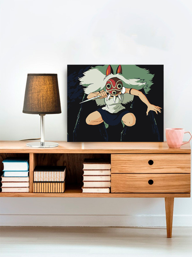 Картина по номерам &amp;quot;Девушка воин&amp;quot;