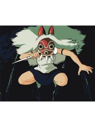 Raqamlar bo'yicha rasm "Jangchi ayol"