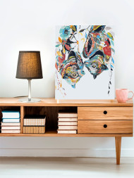 Raqamlar bo&#039;yicha rasm &quot;Bir juft yarasalar&quot;