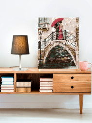 Картина по номерам &amp;quot;Пара под зонтом&amp;quot;