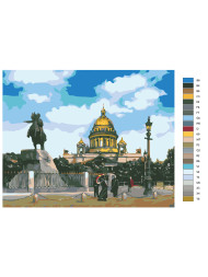 Raqamlar bo&#039;yicha rasm &quot;Arxitektura&quot;