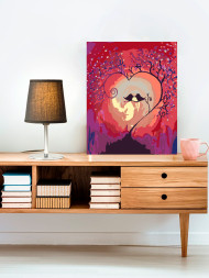 Картина по номерам &amp;quot;Любовь птичек&amp;quot;