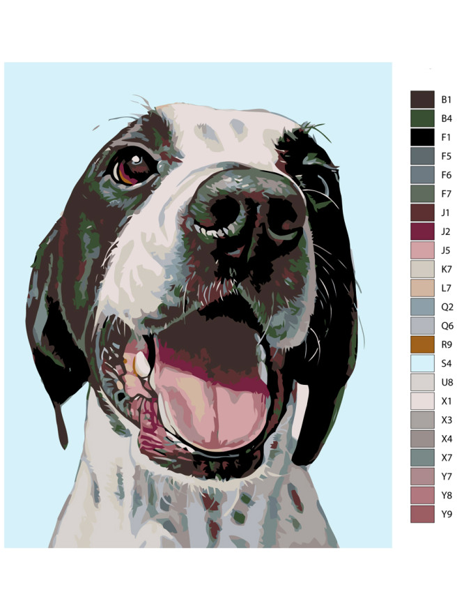 Raqamlar bo&amp;#039;yicha rasm &amp;quot;Kuchuk rasmi&amp;quot;