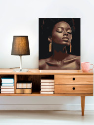 Raqamlar bo&#039;yicha rasm &quot;Qora tanli qiz&quot;