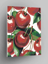 Картина по номерам &amp;quot;Сочная вишня&amp;quot;