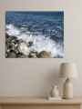 Постер на холсте &amp;quot;Морские волны и камни&amp;quot;