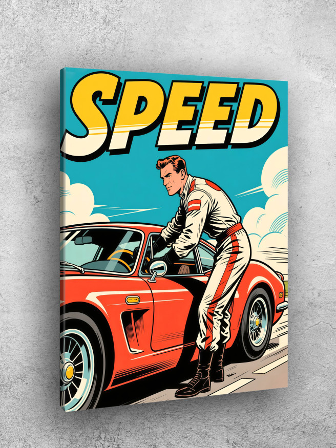 Постер на холсте &amp;quot;Скорость&amp;quot;