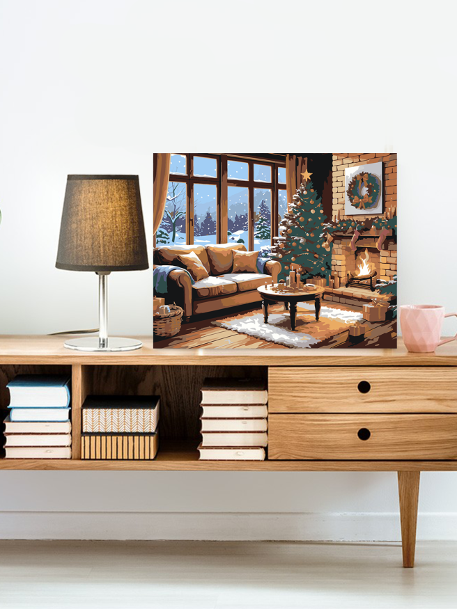 Raqamlar bo‘yicha rasm &amp;quot;Yorqin Rojdestvo oqshomi&amp;quot;