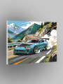 Raqamlar bo‘yicha rasm “Toyota Supra”