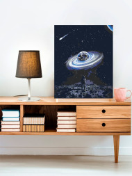 Raqamlar bo&#039;yicha rasm &quot;Sayyoraning hayratlanarli manzarasi&quot;