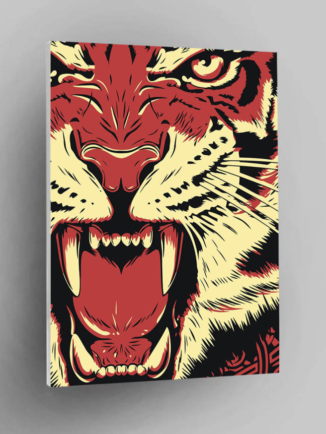 Raqamlar bo&amp;#039;yicha rasm &amp;quot;Yirtqich yo&amp;#039;lbars&amp;quot;