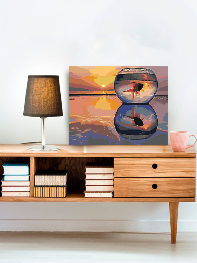 Raqamlar bo&amp;#039;yicha rasm &amp;quot;Akvariumdagi baliq&amp;quot;