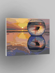 Raqamlar bo'yicha rasm "Akvariumdagi baliq"