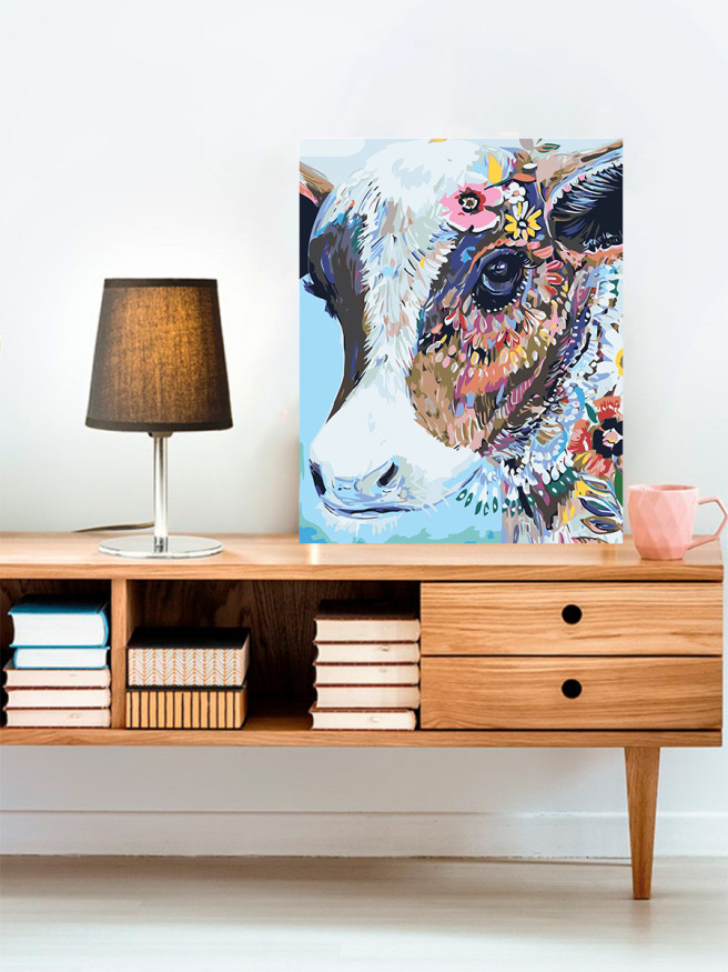 Картина по номерам &amp;quot;Красивый телёнок&amp;quot;