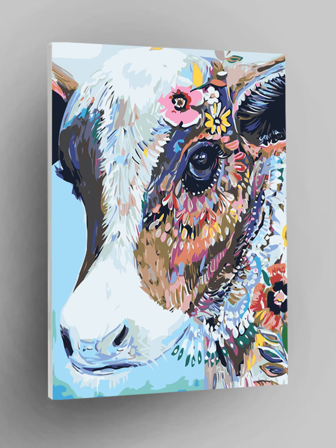 Картина по номерам &amp;quot;Красивый телёнок&amp;quot;