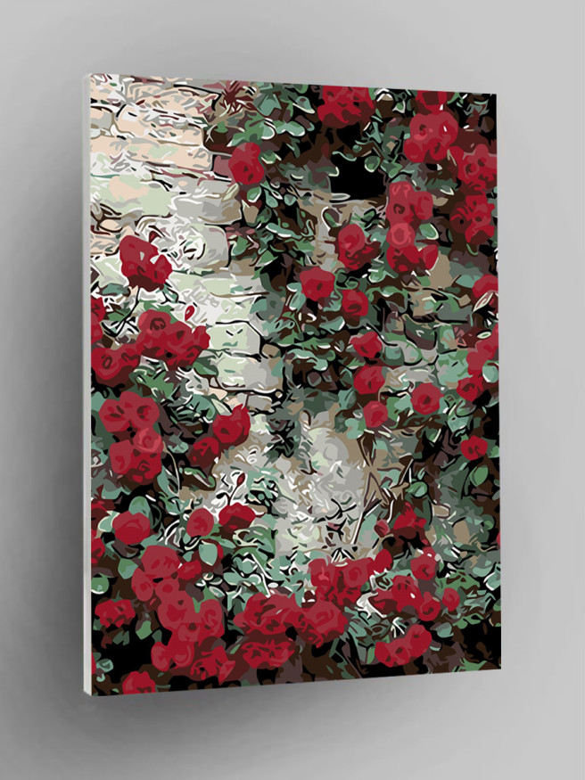 Картина по номерам &amp;quot;Красные розы&amp;quot;