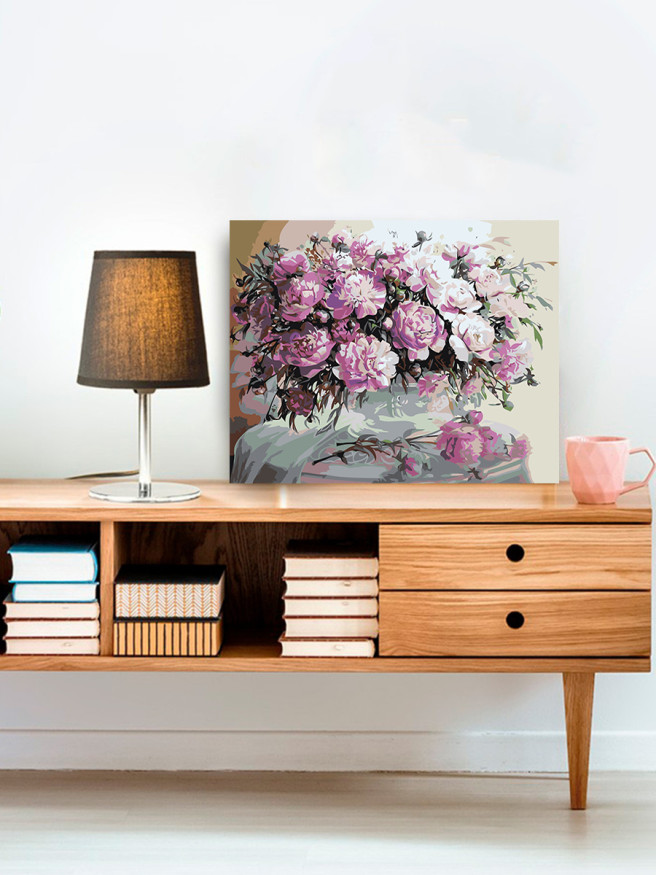 Картина по номерам &amp;quot;Ваза с цветами&amp;quot;