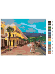 Raqamlar bo&#039;yicha rasm &quot;Ajoyib yurish&quot;