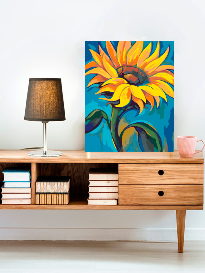 Картина по номерам &amp;quot;Подсолнух&amp;quot;
