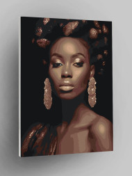 Raqamlar bo'yicha rasm "Yumshoq mulatto"