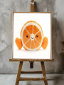 Постер на холсте &amp;quot;Весёлый апельсин&amp;quot;