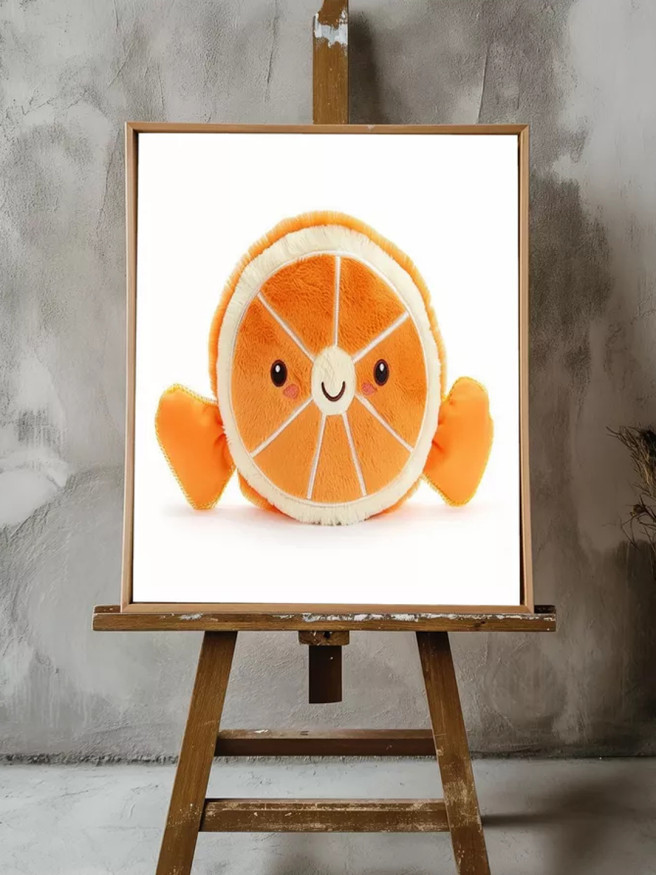 Постер на холсте &amp;quot;Весёлый апельсин&amp;quot;