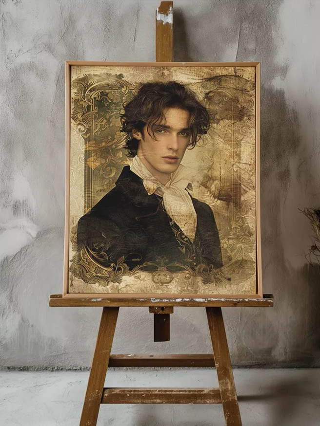 Постер на холсте &amp;quot;Юный джентльмен эпохи романтизма&amp;quot;