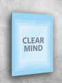 Постер на холсте &amp;quot;CLEAR MIND&amp;quot;