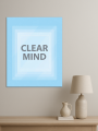Постер на холсте &amp;quot;CLEAR MIND&amp;quot;