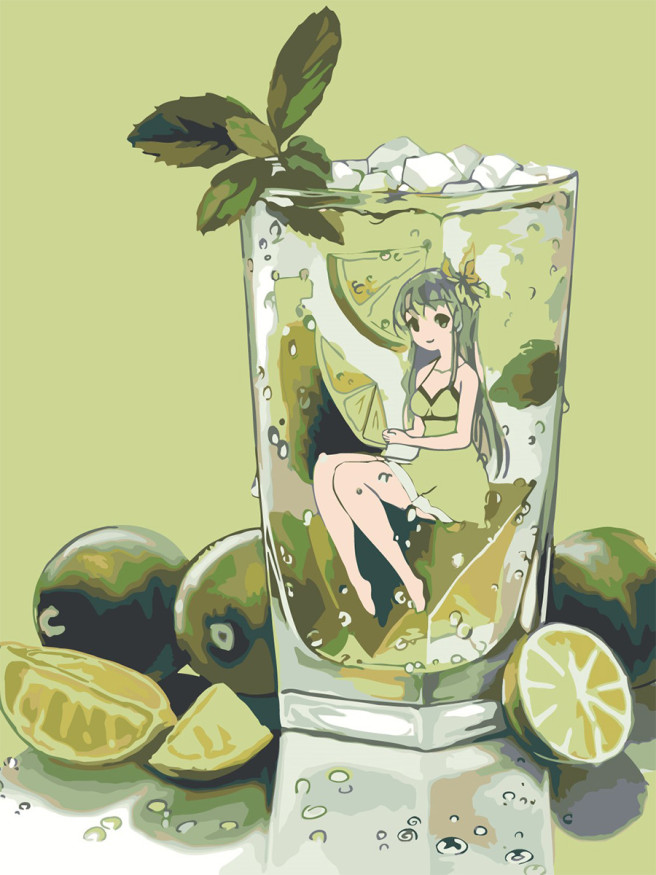 Raqamlar bo&amp;#039;yicha rasm &amp;quot;Qiziqarli kokteyl&amp;quot;