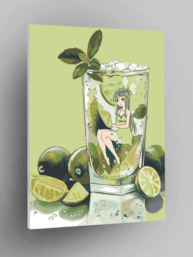 Raqamlar bo&amp;#039;yicha rasm &amp;quot;Qiziqarli kokteyl&amp;quot;