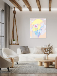 Raqamlar bo&#039;yicha rasm &quot;Ko&#039;p rangli bosh suyagi&quot;