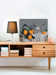 Raqamlar bo&#039;yicha rasm &quot;Limonli choynak&quot;