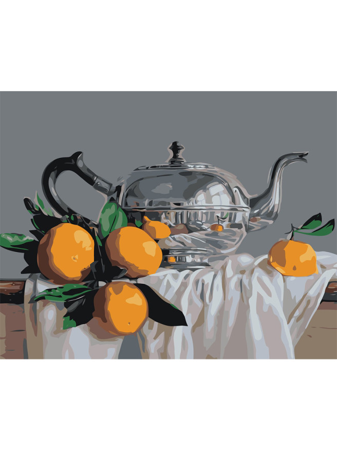 Raqamlar bo&amp;#039;yicha rasm &amp;quot;Limonli choynak&amp;quot;