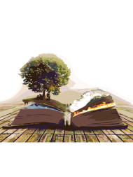 Raqamlar bo&#039;yicha rasm &quot;Kitobdagi daraxt&quot;