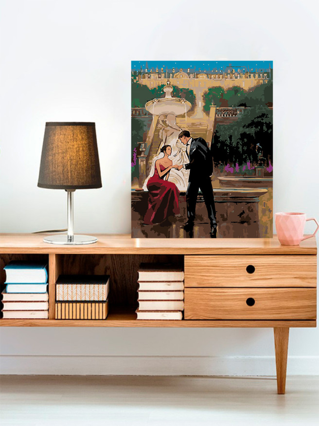 Картина по номерам &amp;quot;Влюблённая пара&amp;quot;