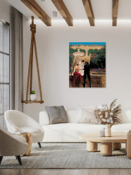 Картина по номерам &amp;quot;Влюблённая пара&amp;quot;