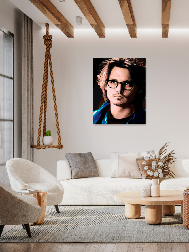 Картина по номерам &amp;quot;Джонни Депп&amp;quot;