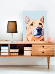 Raqamlar bo&#039;yicha rasm &quot;Kuchuk rasmi&quot;